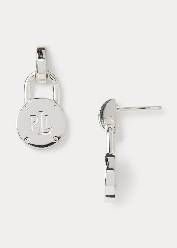 Espárragos Ralph Lauren Mujer Plateados - Sterling Padlock - DVHSI3670